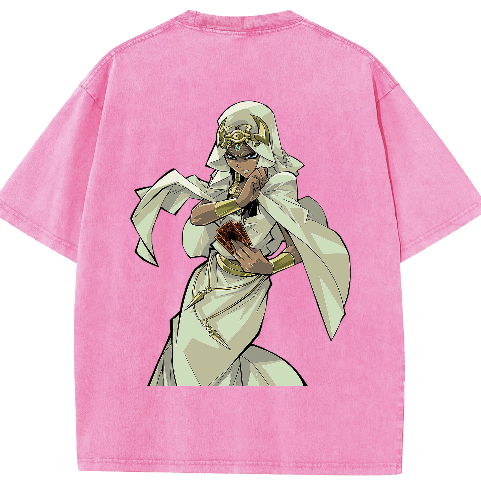 （画像用） 遊☆戯☆王 Yu-Gi-Oh! 綿100% ヴィンテージ風 半袖Tシャツ（背面プリント）
